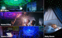 Load image into Gallery viewer, Star Projector Night Light with Music