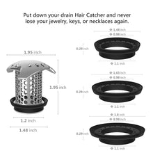 Load image into Gallery viewer, Bath Tub Stainless Steel Drain Protector(1 Set)