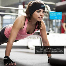 Load image into Gallery viewer, 2-in-1 Sleep Eye Mask and Headband with Bluetooth Music