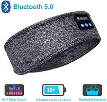 Load image into Gallery viewer, 2-in-1 Sleep Eye Mask and Headband with Bluetooth Music