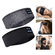 Load image into Gallery viewer, 2-in-1 Sleep Eye Mask and Headband with Bluetooth Music