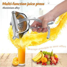 Load image into Gallery viewer, Stainless Steel Hand Press Fruit Juicer
