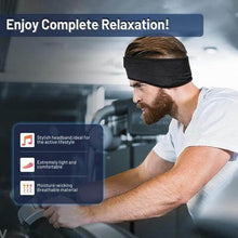 Load image into Gallery viewer, 2-in-1 Sleep Eye Mask and Headband with Bluetooth Music
