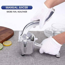 Load image into Gallery viewer, Stainless Steel Hand Press Fruit Juicer
