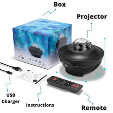 Load image into Gallery viewer, Star Projector Night Light with Music
